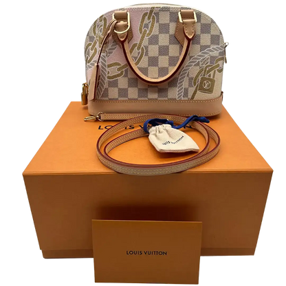 Louis Vuitton Alma BB Nautical Damier Azur  N40472 Fullset / ungetragen Louis Vuitton