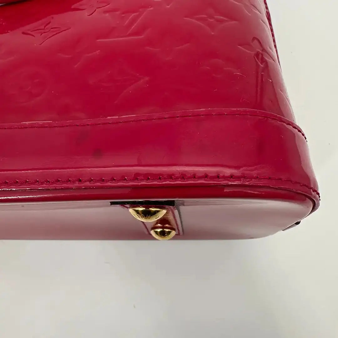 Louis Vuitton Alma PM Monogram Vernis Kirschrot /gut Louis Vuitton