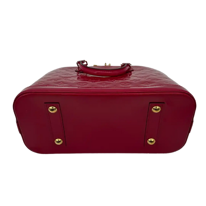 Louis Vuitton Alma PM Monogram Vernis Kirschrot /gut Louis Vuitton