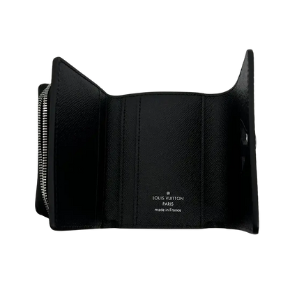 Louis Vuitton Black Epi Twist Compact Wallet Geldbörse / sehr gut Louis Vuitton