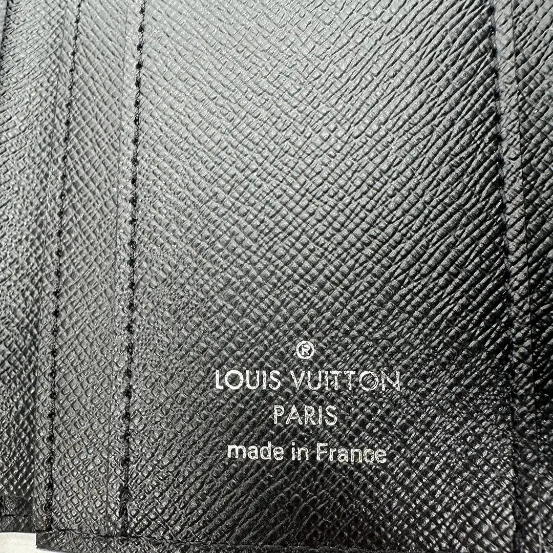 Louis Vuitton Black Epi Twist Compact Wallet Geldbörse / sehr gut Louis Vuitton