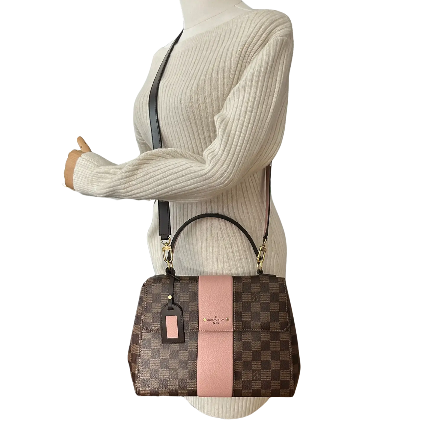 Louis Vuitton Bond Street MM Damier Ebene Canvas Magnolia N64417 / sehr gut Louis Vuitton