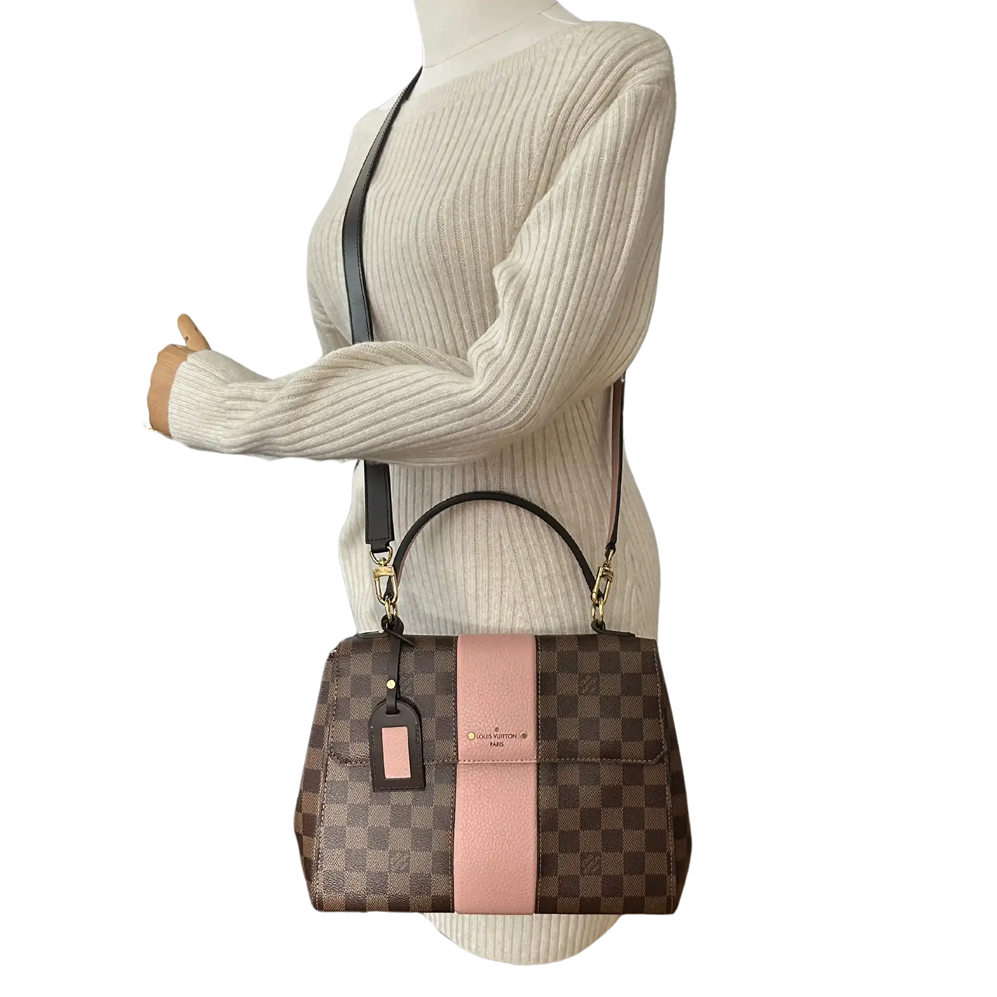 Louis Vuitton Bond Street MM Damier Ebene Canvas Magnolia N64417 / sehr gut Louis Vuitton
