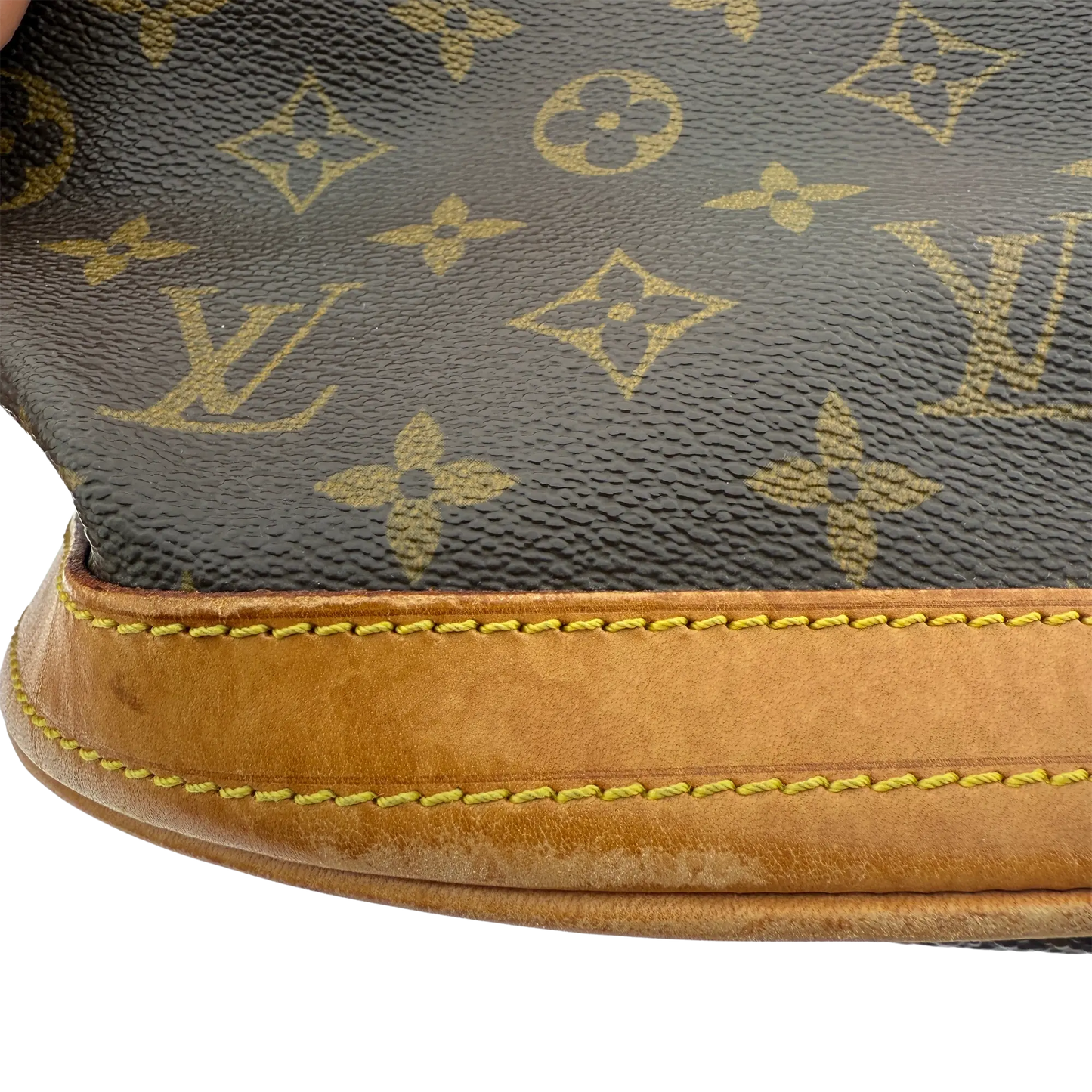 Louis Vuitton Bucket Bag Monogram Braun / akzeptabel Louis Vuitton
