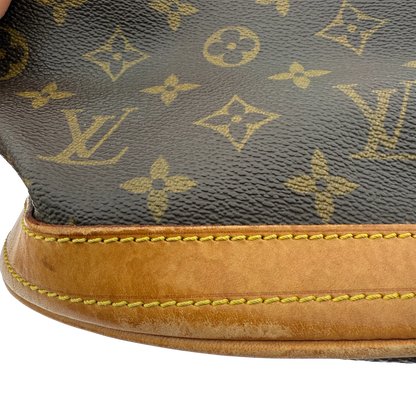 Louis Vuitton Bucket Bag Monogram Braun / akzeptabel Louis Vuitton