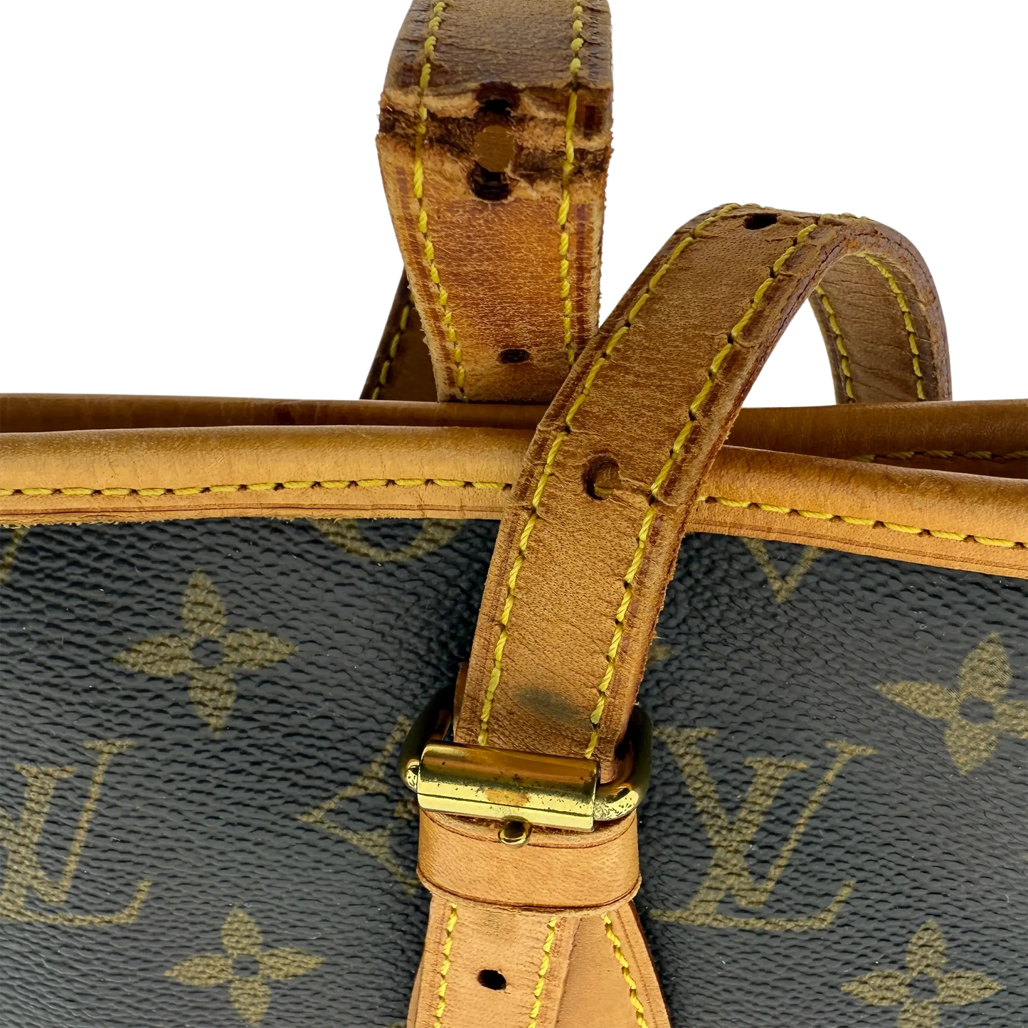Louis Vuitton Bucket Bag Monogram Braun / akzeptabel Louis Vuitton