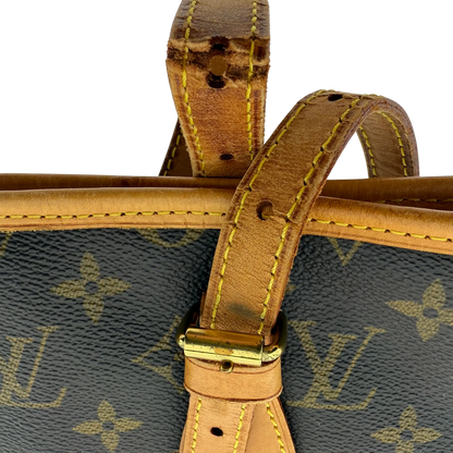 Louis Vuitton Bucket Bag Monogram Braun / akzeptabel Louis Vuitton