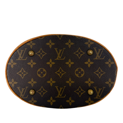 Louis Vuitton Bucket Bag Monogram Braun / akzeptabel Louis Vuitton