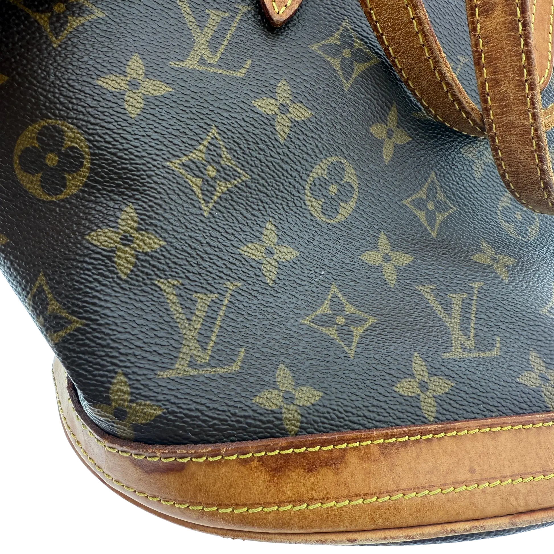 Louis Vuitton Bucket Bag Monogram Braun / akzeptabel Louis Vuitton