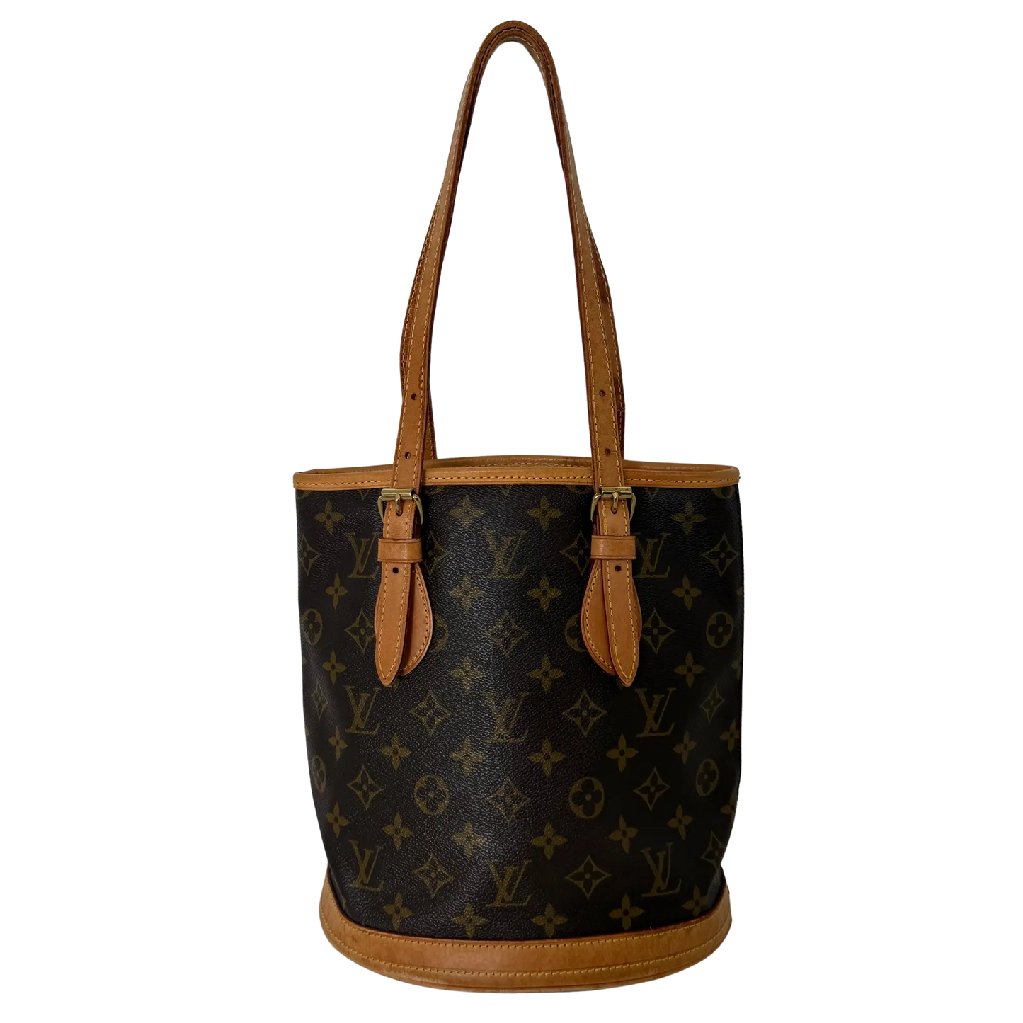 Louis Vuitton Bucket Bag Monogram Braun / akzeptabel Louis Vuitton