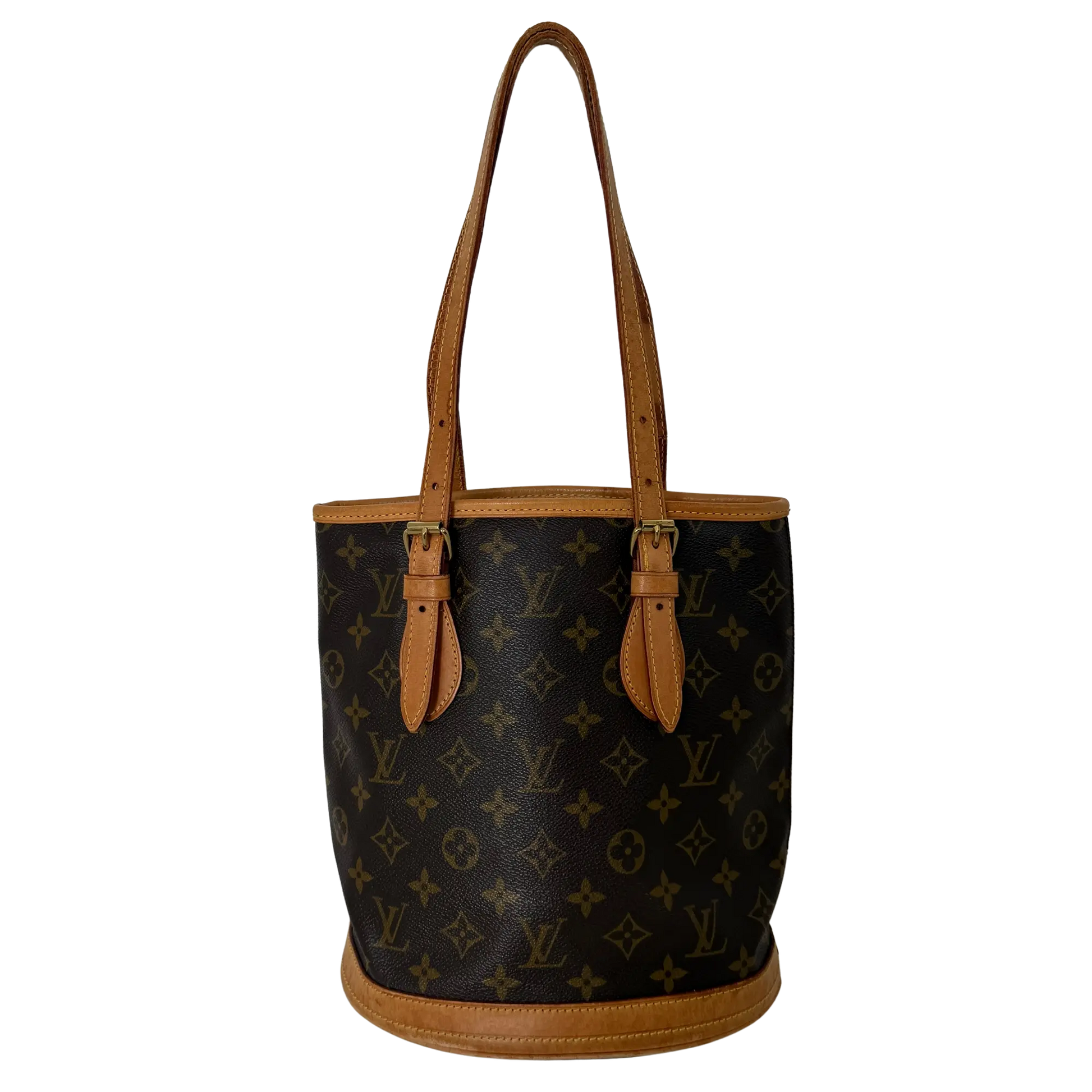 Louis Vuitton Bucket Bag Monogram Braun / akzeptabel Louis Vuitton