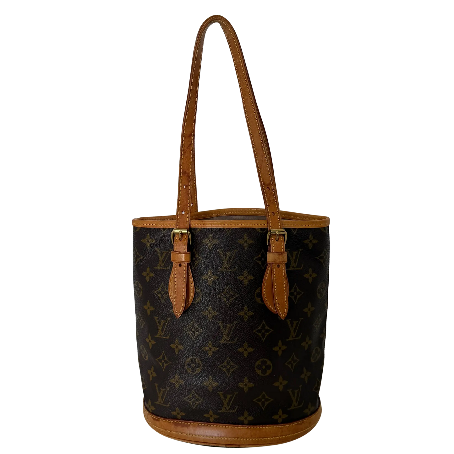 Louis Vuitton Bucket Bag Monogram Braun / akzeptabel Louis Vuitton