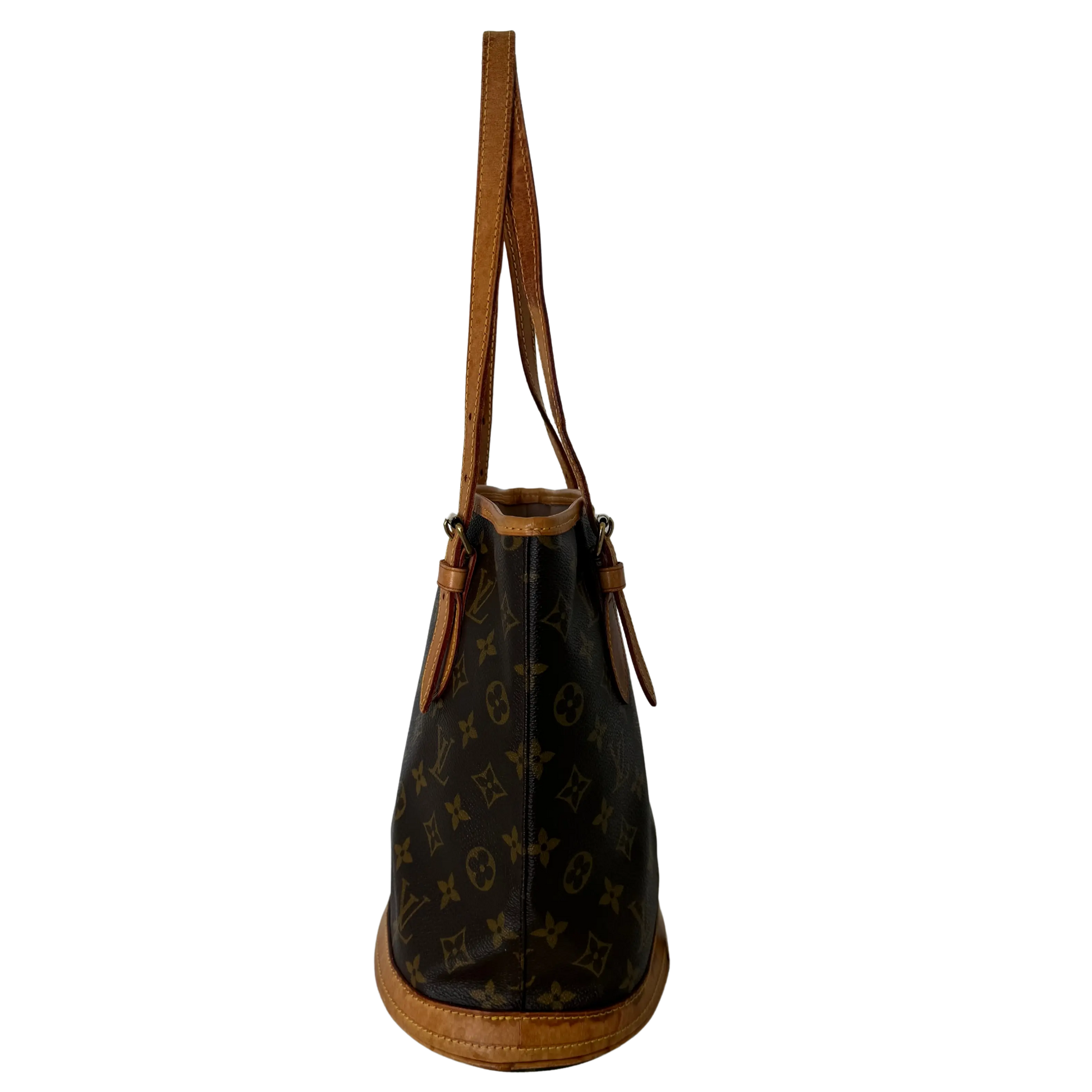 Louis Vuitton Bucket Bag Monogram Braun / akzeptabel Louis Vuitton