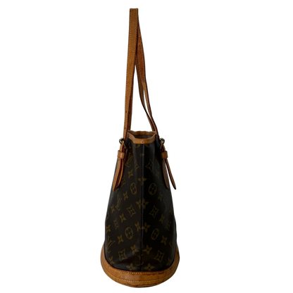 Louis Vuitton Bucket Bag Monogram Braun / akzeptabel Louis Vuitton