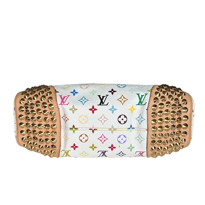 Louis Vuitton Chrissie Multicolor Weiss / sehr gut Louis Vuitton
