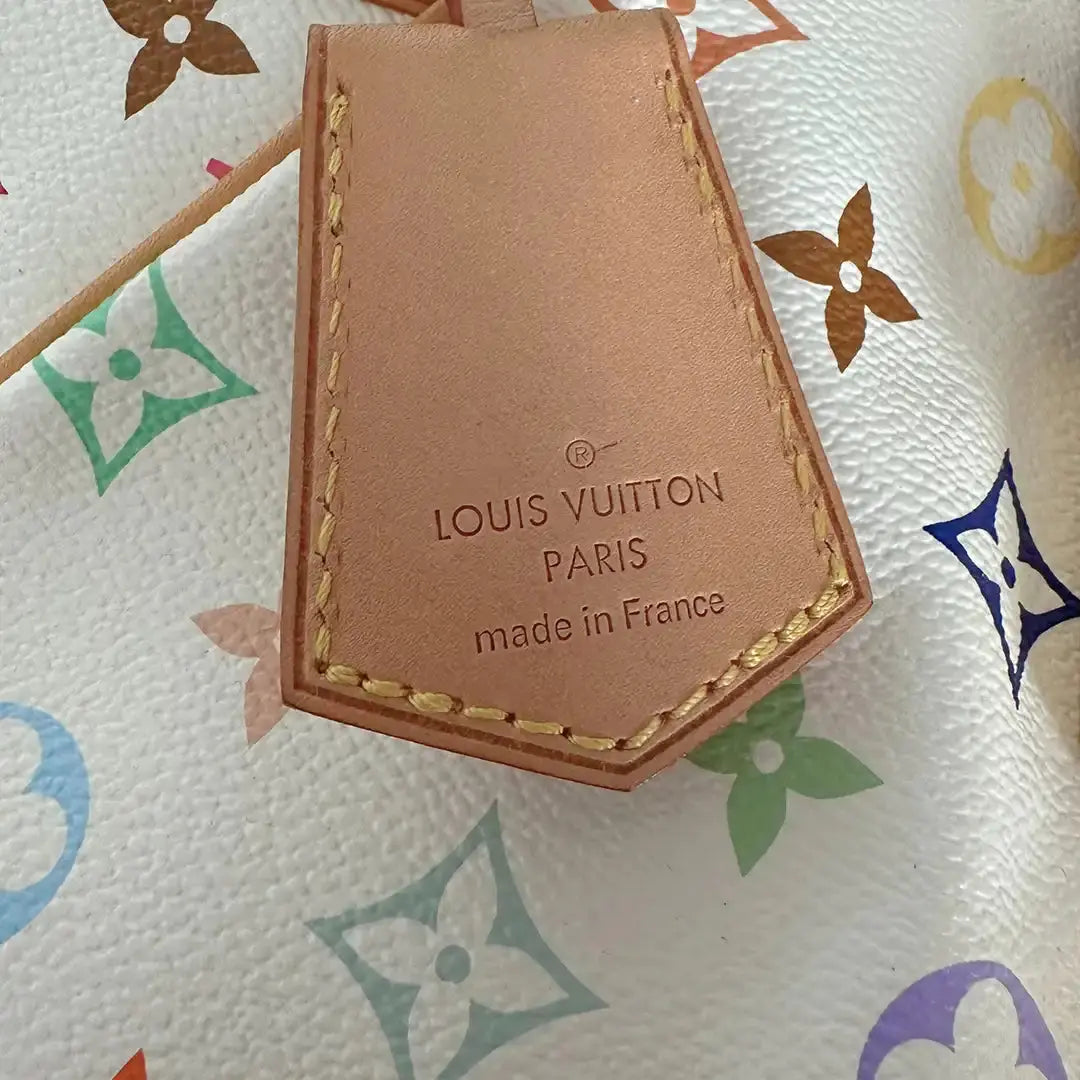 Louis Vuitton Chrissie Multicolor Weiss / sehr gut Louis Vuitton