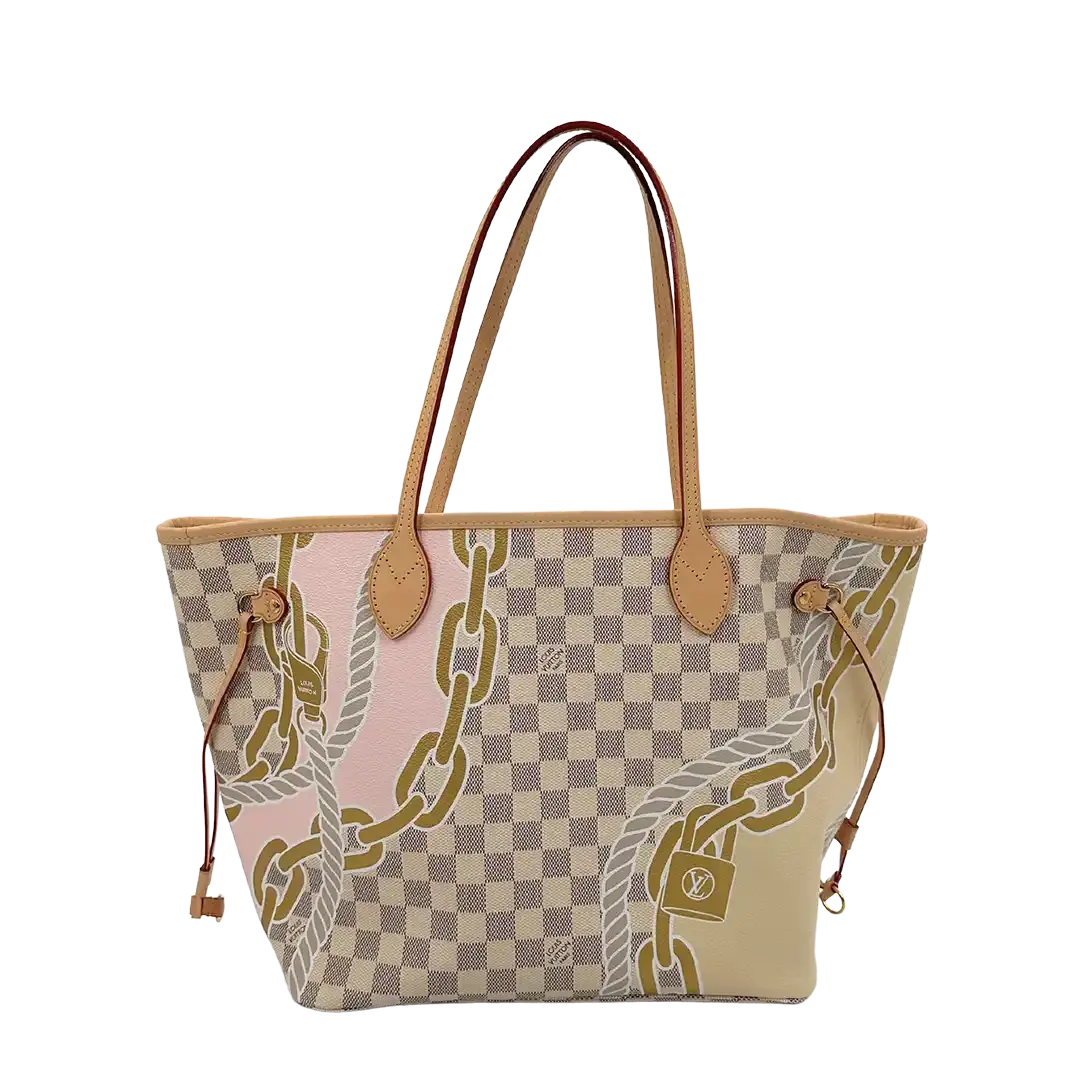 Louis Vuitton Damier Azur Nautical Neverfull MM N40471 / ungetragen Louis Vuitton