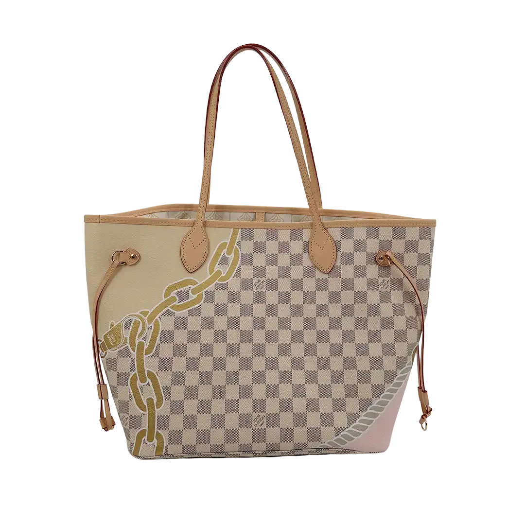 Louis Vuitton Damier Azur Nautical Neverfull MM N40471 / ungetragen Louis Vuitton