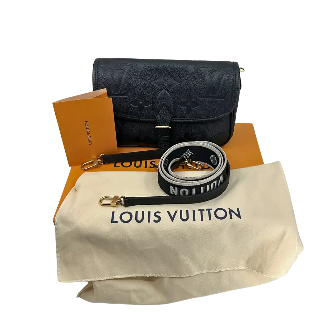 Louis Vuitton Diane PM Empreinte Leder/ schwarz M46389 Fullset / neuwertig Louis Vuitton