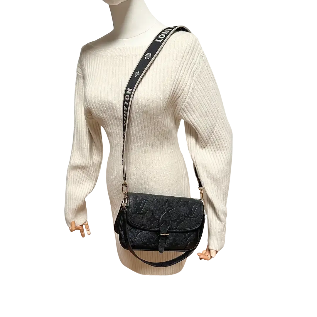 Louis Vuitton Diane PM Empreinte Leder/ schwarz M46389 Fullset / neuwertig Louis Vuitton