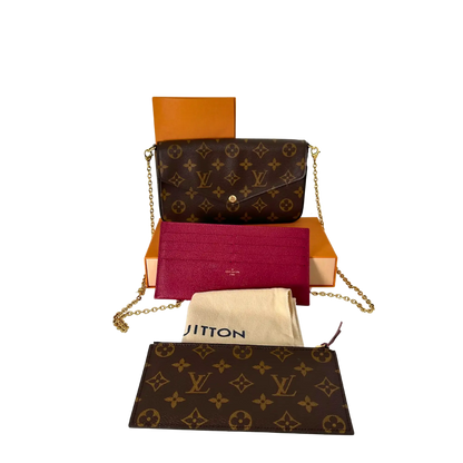 Louis Vuitton Félicie Pochette Monogram Canvas M81896 Fullset / sehr gut Louis Vuitton