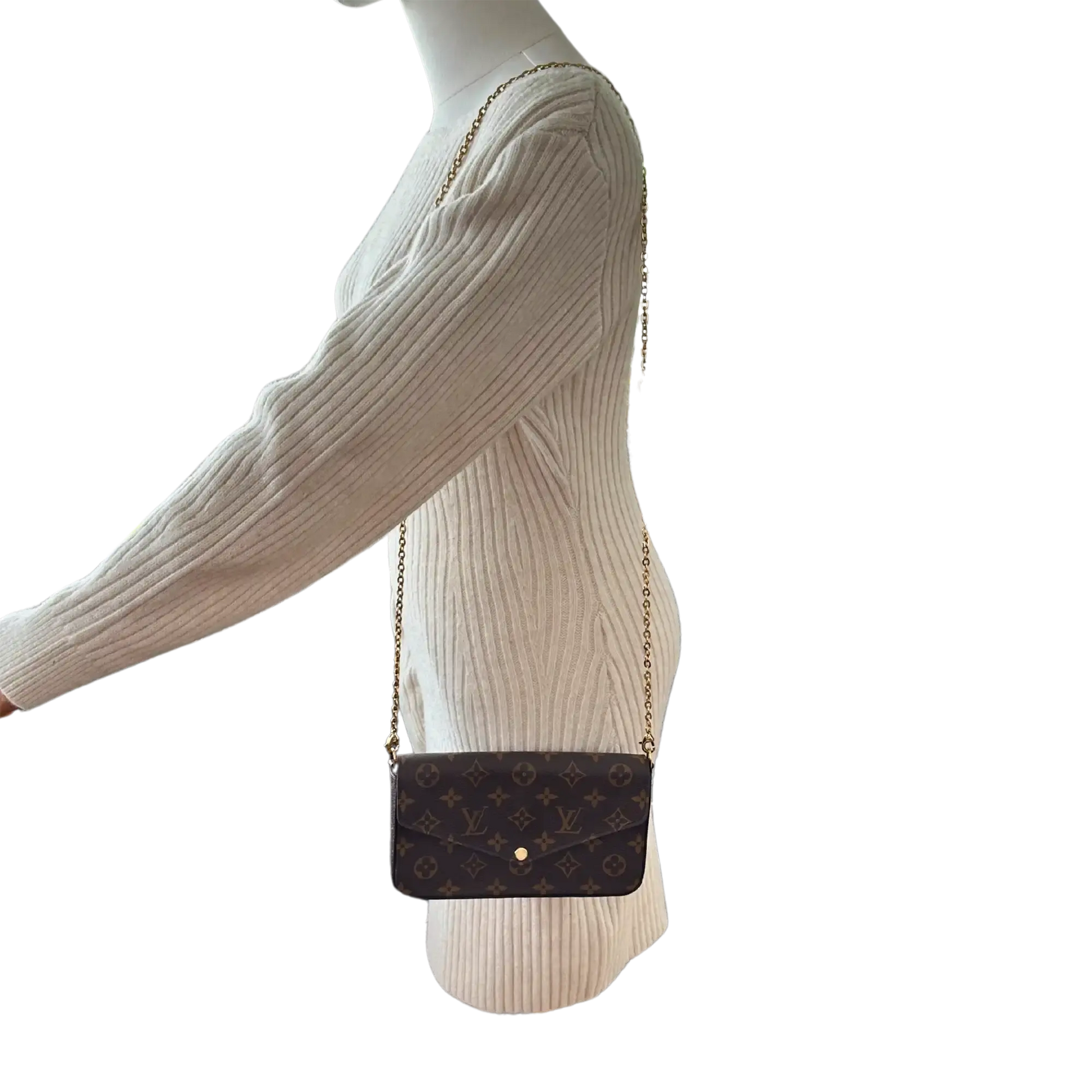 Louis Vuitton Félicie Pochette Monogram Canvas M81896 Fullset / sehr gut Louis Vuitton
