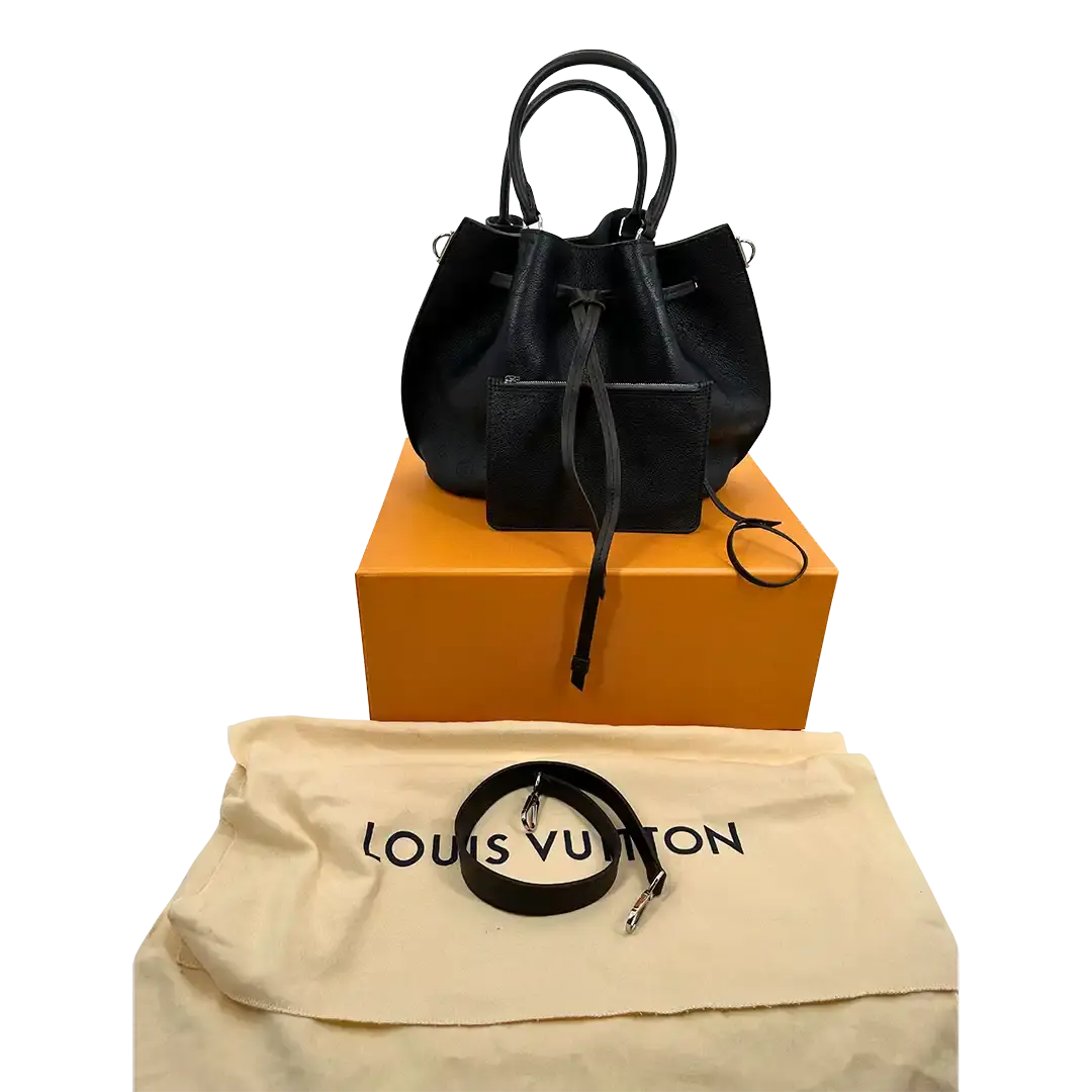 Louis Vuitton Girolata Mahina Leder schwarz M54402 Fullset / sehr gut Louis Vuitton