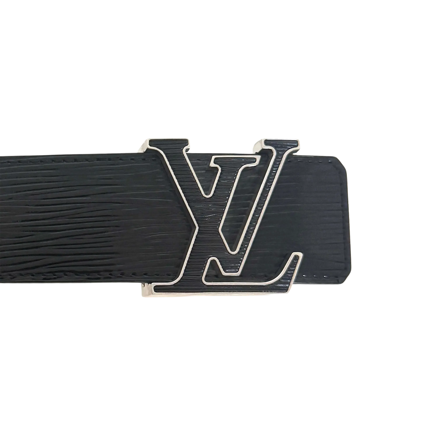 Louis Vuitton  LV Intitiales Epi Electric Gürtel Schwarz / sehr gut Louis Vuitton