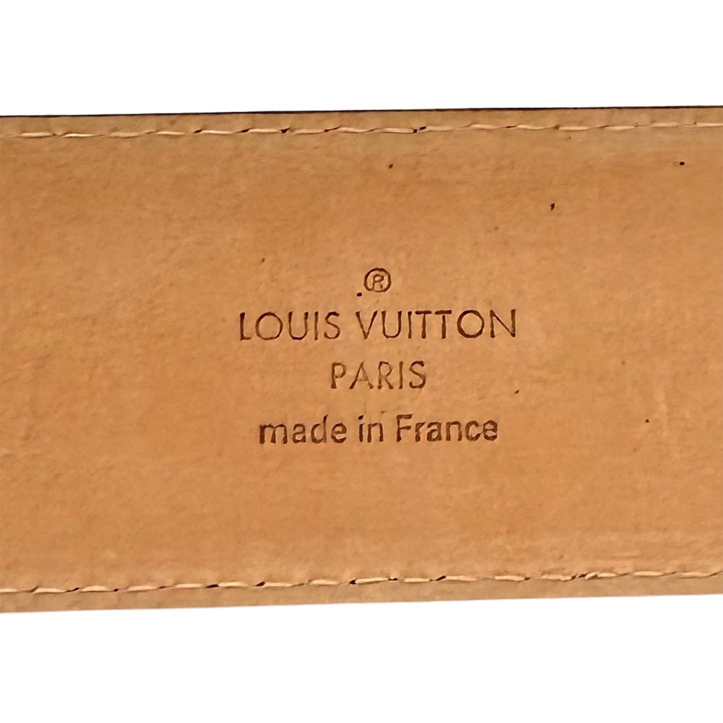 Louis Vuitton  LV Intitiales Epi Electric Gürtel Schwarz / sehr gut Louis Vuitton