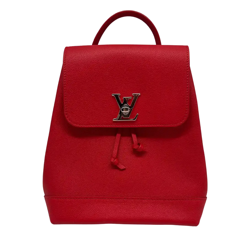 Louis Vuitton Lockme M41814 Lederrucksack rot silber – Echtheitscheck