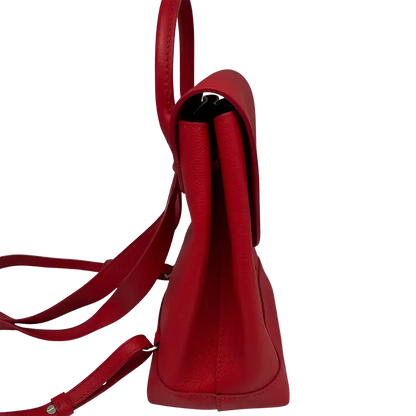Louis Vuitton Lockme M41814 Lederrucksack Rot Silber / sehr gut Louis Vuitton