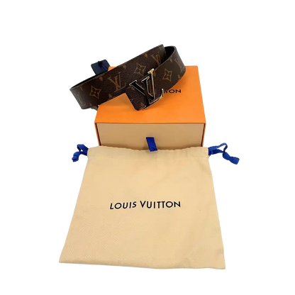 Louis Vuitton M0323 LV Initiales Gürtel Monogram 45 mm und 90cm braun / ungetragen Louis Vuitton