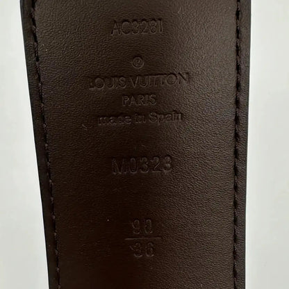Louis Vuitton M0323U LV Initiales Wendegürtel 40 mm und 90cm braun / ungetragen Louis Vuitton