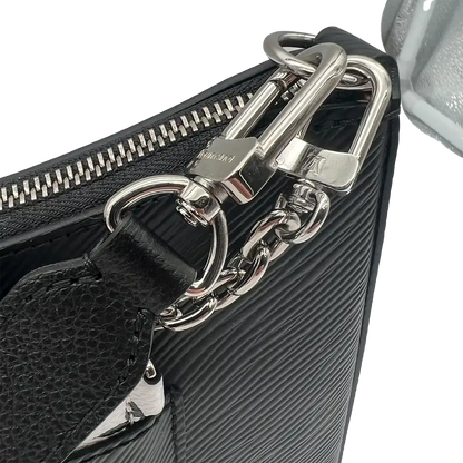 Louis Vuitton Marellini genarbtes Epi Leder schwarz / sehr gut Louis Vuitton