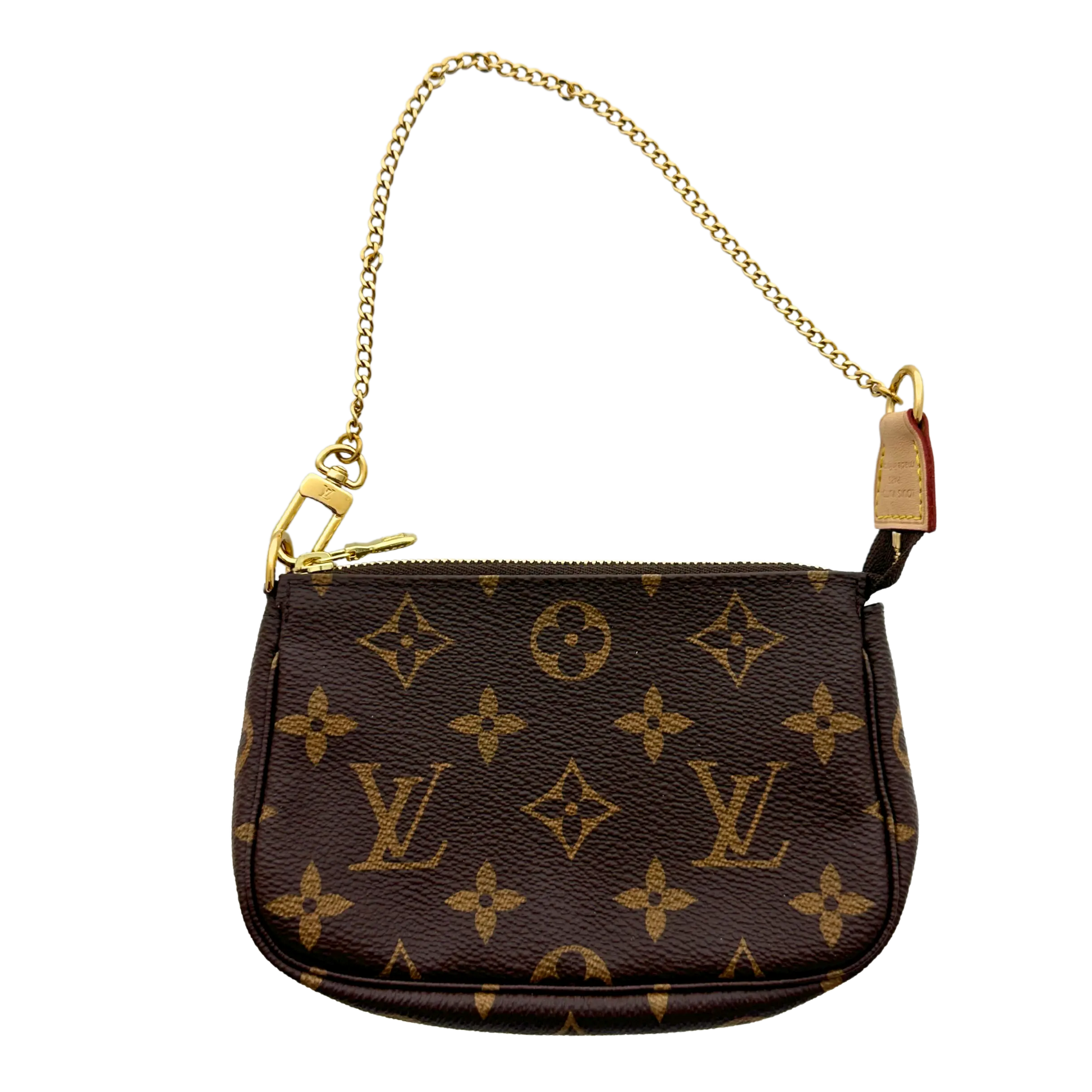 Louis Vuitton Mini Pochette Accessoires Monogram Canvas braun 2024 M58009 / neuwertig Louis Vuitton