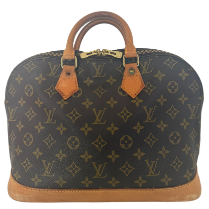Louis Vuitton Monogram Alma PM Braun / akzeptabel Louis Vuitton