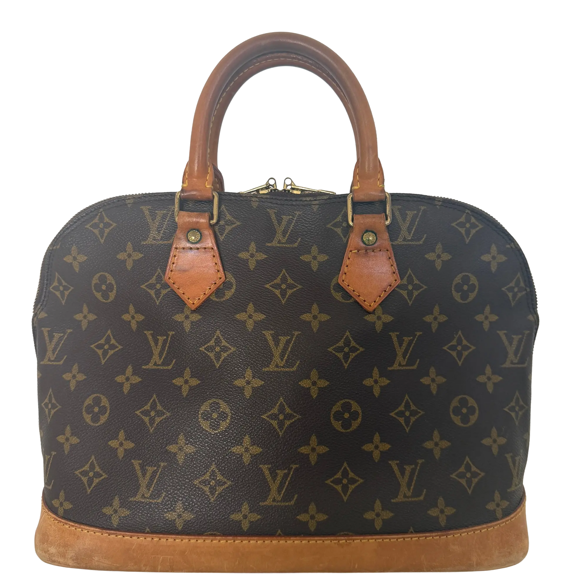 Louis Vuitton Monogram Alma PM Braun / akzeptabel Louis Vuitton