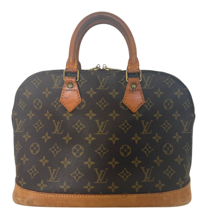 Louis Vuitton Monogram Alma PM Braun / akzeptabel Louis Vuitton