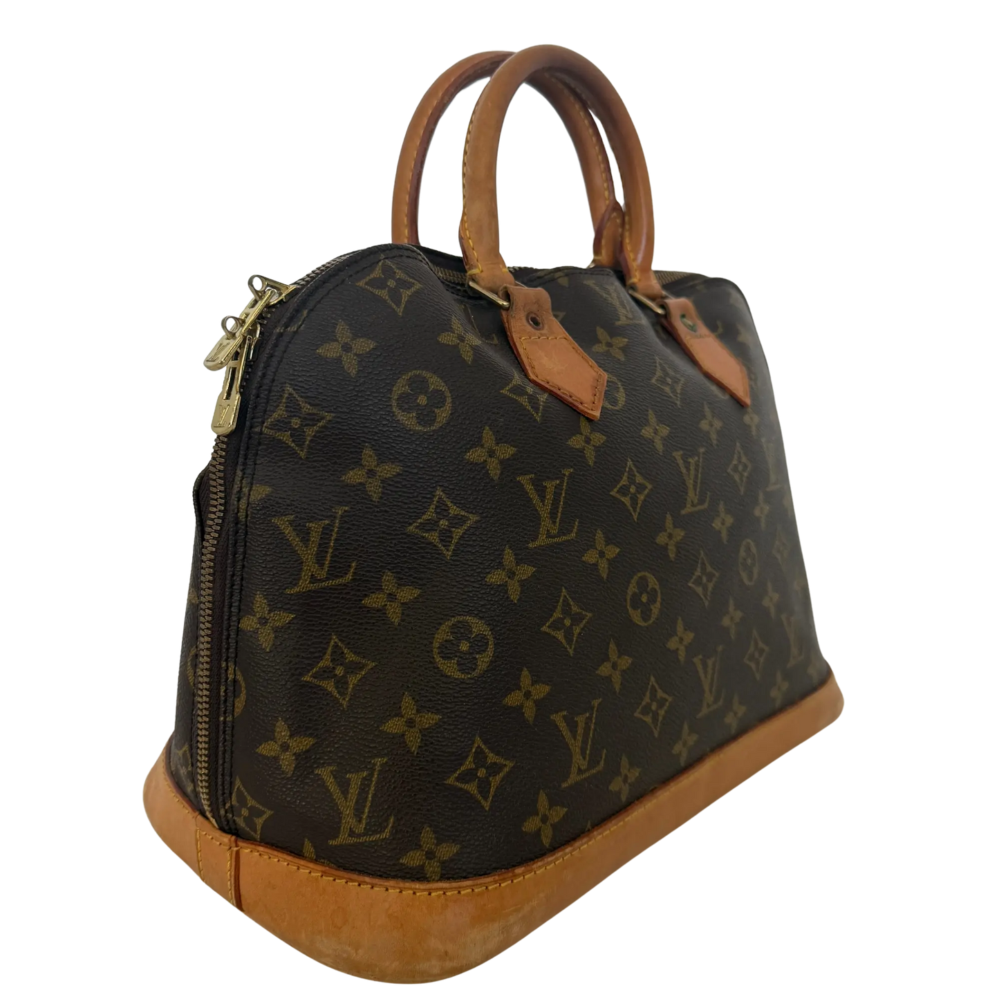 Louis Vuitton Monogram Alma PM Braun / akzeptabel Louis Vuitton