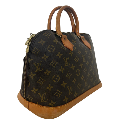Louis Vuitton Monogram Alma PM Braun / akzeptabel Louis Vuitton