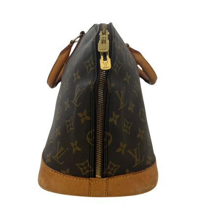 Louis Vuitton Monogram Alma PM Braun / akzeptabel Louis Vuitton