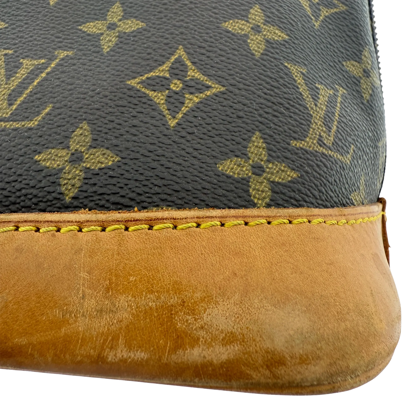 Louis Vuitton Monogram Alma PM Braun / akzeptabel Louis Vuitton