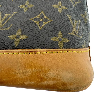 Louis Vuitton Monogram Alma PM Braun / akzeptabel Louis Vuitton