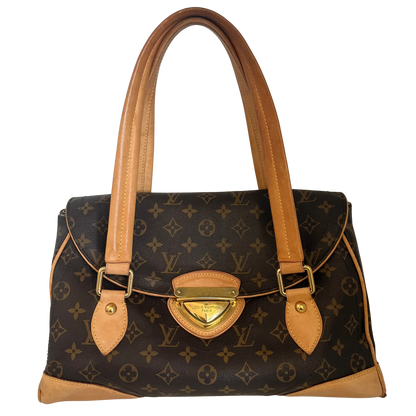 Louis Vuitton Monogram Beverly Tasche / akzeptabel Louis Vuitton