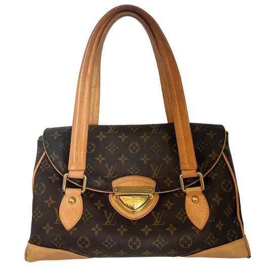 Louis Vuitton Monogram Beverly Tasche / akzeptabel Louis Vuitton