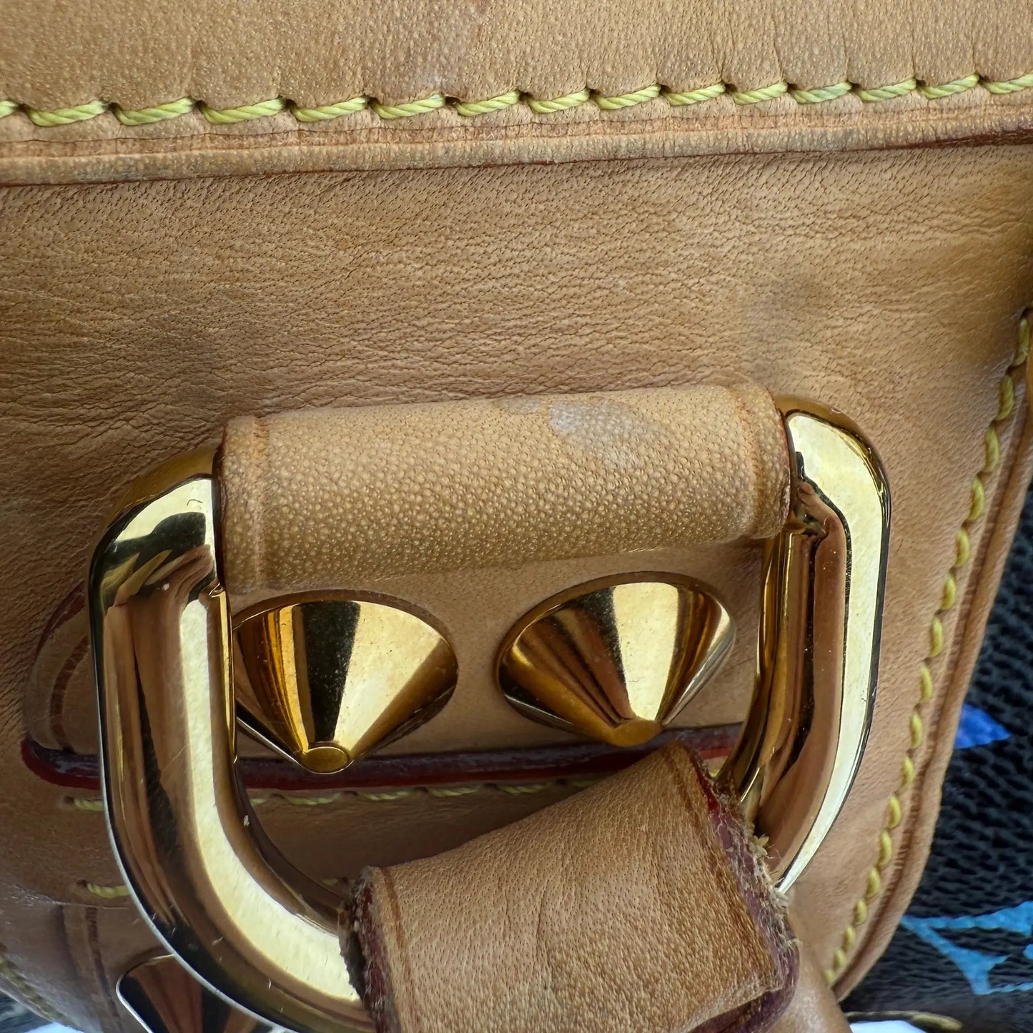 Louis Vuitton Monogram Courtney Handtasche MM Schwarz Multicolor/ gut Louis Vuitton