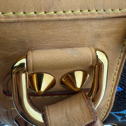 Louis Vuitton Monogram Courtney Handtasche MM Schwarz Multicolor/ gut Louis Vuitton