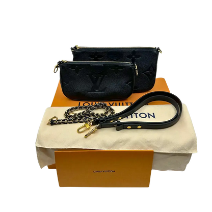 Louis Vuitton Multi Pochette Accessoires Empreinte Leder  M80399 Fullset / sehr gut Louis Vuitton