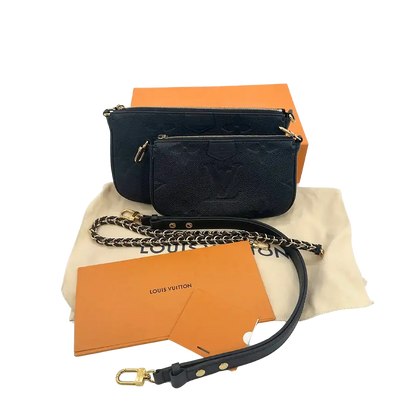 Louis Vuitton Multi Pochette Accessoires Empreinte Leder  M80399 / neuwertig Louis Vuitton