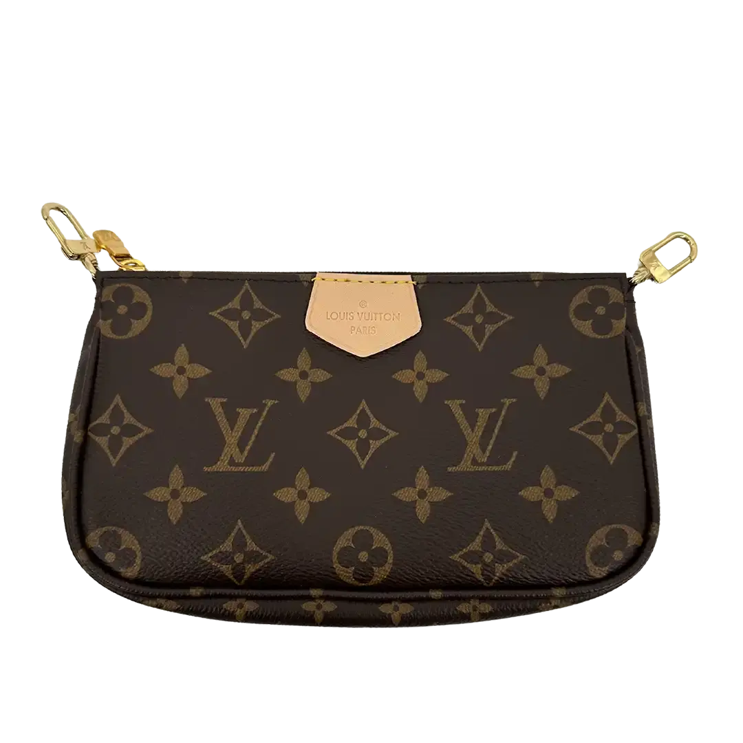 Louis Vuitton Multi Pochette Accessoires Monogram Canvas Khaki M44813 / neuwertig Louis Vuitton